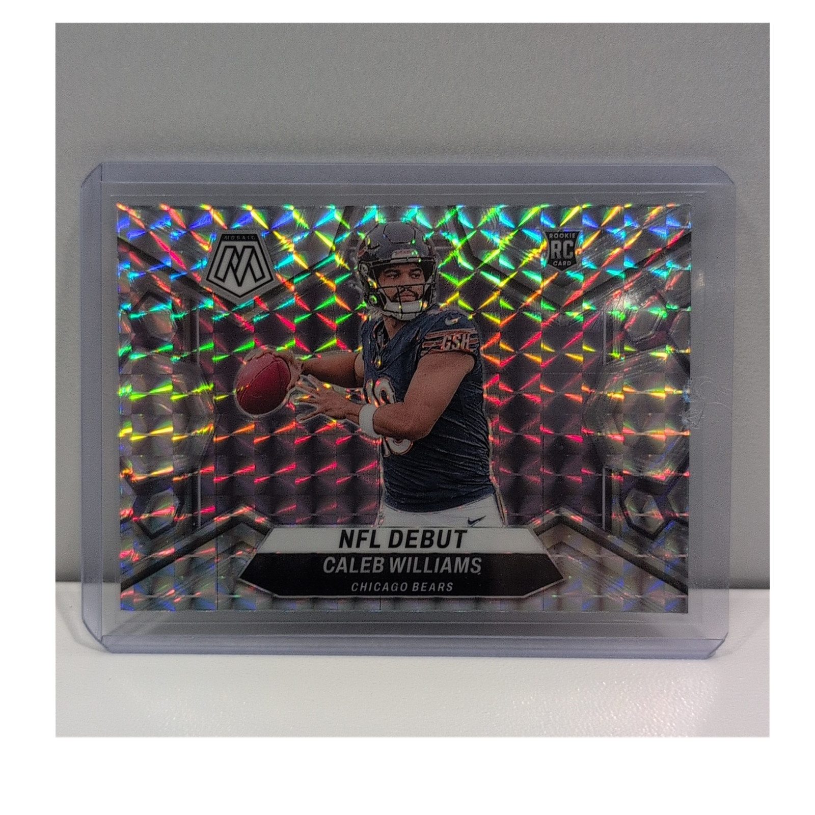 2024 Panini Mosaic NFL Debut (Silver Prizm) #289 Caleb Williams Bears RC