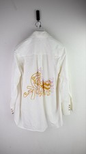 ZIMMERMANN “Zodiac body” reverse Print  shirt in white/Aquarius  size S/M