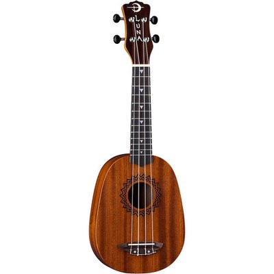 Luna Guitars Vintage Mahogany Pineapple Ukulele Satin Natural