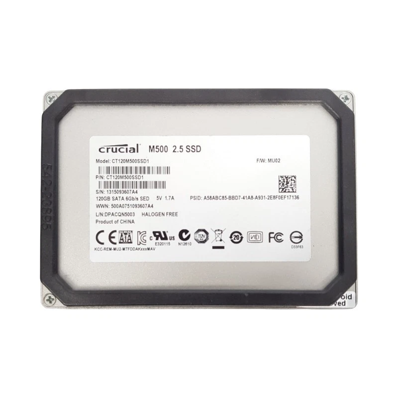 120 GB SSD Crucial M500 2,5" CT120M500SSD1 SATA III 6,0 Gbps
