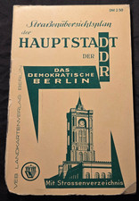 Das Demokratische Berlin, Hauptstadt der DDR, Stadtplan 1963 M 1:30.000