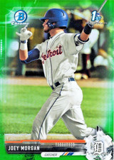 Bowman Chrome Green Refractor  Joey Morgan #BDC27  TIGERS RC #98/99 __0084