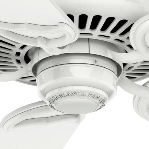 Casablanca Panama Indoor Ceiling Fan with Remote - Snow White Finish - Picture 4 of 7