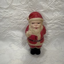 Vintage Santa Claus Celluloid 4 Tall Hiding Doll Toy Behind Back Patent Number