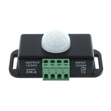 DC 12V/24V Automatic PIR Motion Sensor Switch For LED Light Strip Body Infrared