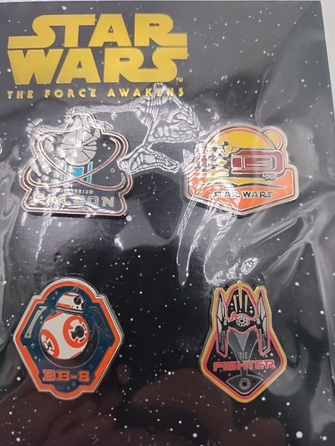Star Wars The Force Awakens 6 Pin Booster Set Disney Trading Pins - Bild 4 von 6