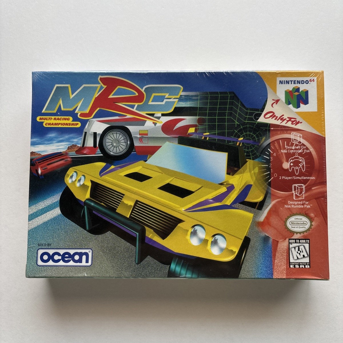 New MRC Multi-Racing Championship Nintendo 64 N64 Authentic VGA