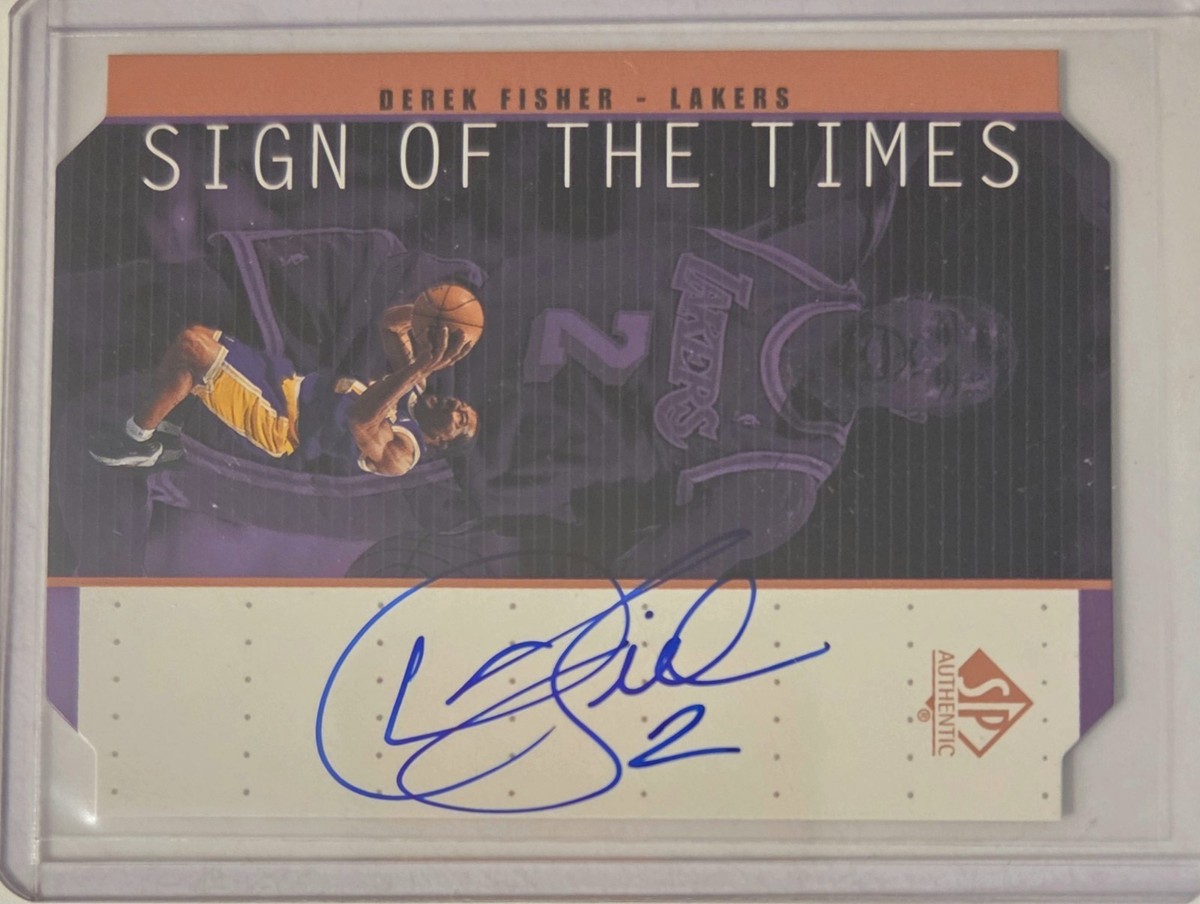 UD】Derek Fisher サインSP Authenticカード Fisher Derek Authentic