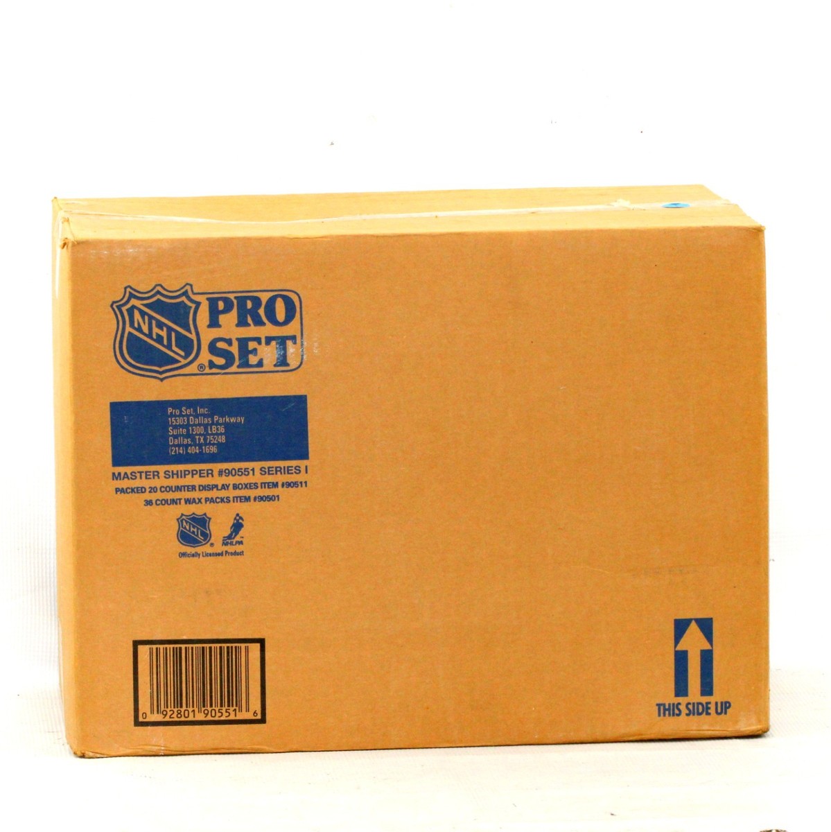 PRO SET HOCKEY WAX CASE 1990-91 Factory Sealed Series I 720 Packs