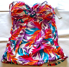 Anne Cole Multicolor Swim Top Size L