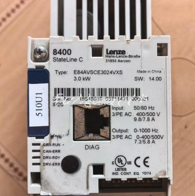 1PCS USED LENZE inverter E84AVSCE3024VXS