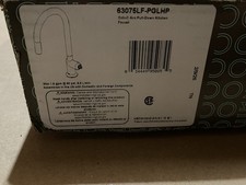   Brizo 63075LF-PGLHP Odin Pull-Down Kitchen Faucet-less Handle, Polished Gold