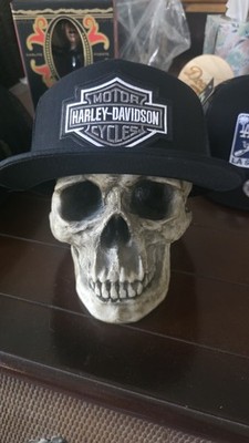 NEW HARLEY DAVIDSON Black/grey LOGO  Trucker Hat Ball Cap Adult One Size