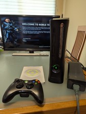 Consola Xbox 360 Fat Original Negra 20GB HDD Controlador Paquete -Probado Funcionando