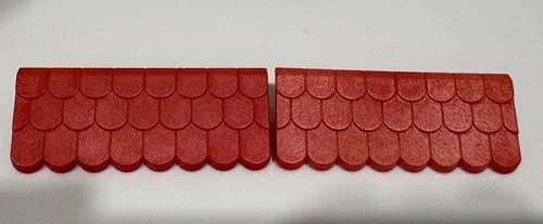 Playmobil Spare Part | Red Castle Roof Edging Medieval House Shop Vintage X2