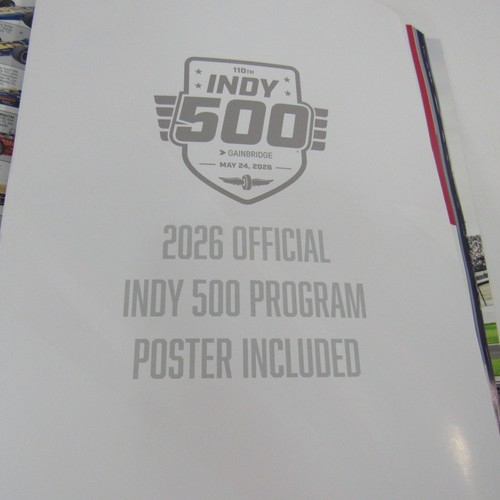 2026 Indy 500 Souvenir Programm Sonsio Grand Prix INDY NXT - Bild 9 von 12
