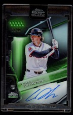 CHASE DELAUTER 2026 Topps Chrome Black Rookie Auto Green Refractor /99 #CBA-CDE