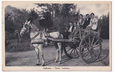 P03826 - CARTOLINA PALERMO - CARRO SICILIANO - p/vg