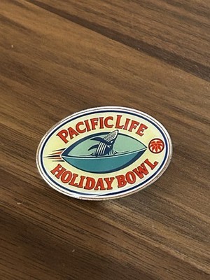 Vintage Pacific Life Holiday Bowl Football Pin Memorabilia