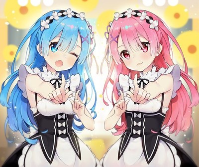 Anime Portrait Art 2D Ayamy Rezero Kara Hajimeru 11x17 Poster