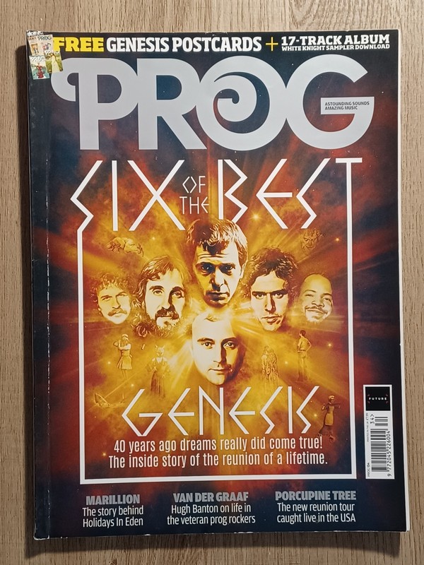 Prog Magazine #134 October 2022 Genesis Six of the Best Marillion  PLUS Free