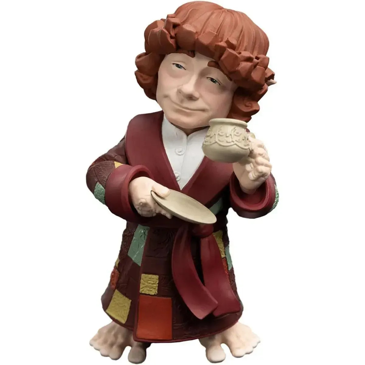 The Hobbit Trilogy -  Young Bilbo Baggins Drinking Tea Figure (4