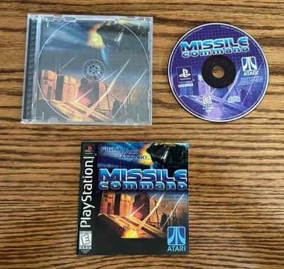 Sony PlayStation 1 PS1 ATARI Missle Command Complete In Box CIB Tested GUC