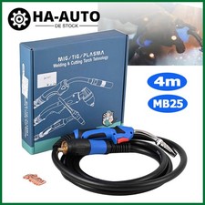 MB25 4m MIG/MAG Brenner Schutzgas Schweißen Euro Zentralanschluss Schlauchpaket