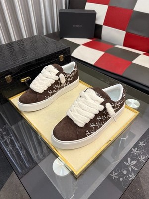 Numeris Brown Suede White Monogram Chunky Sneakers Full Sizes