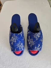 Damen Pantoffeln Made In DDR Gr.39 Neuwertig Material Wirksamt  Neu Absatz 5cm