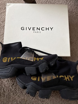 Men s Givenchy Chaussette Jaw Mid Noir Sock Sneakers Black Size 42