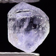 IF WHITE SAPPHIRE 1.65ct UNHEATED WHITE SAPPHIRE ROUGH FACET NATURAL100% NR!