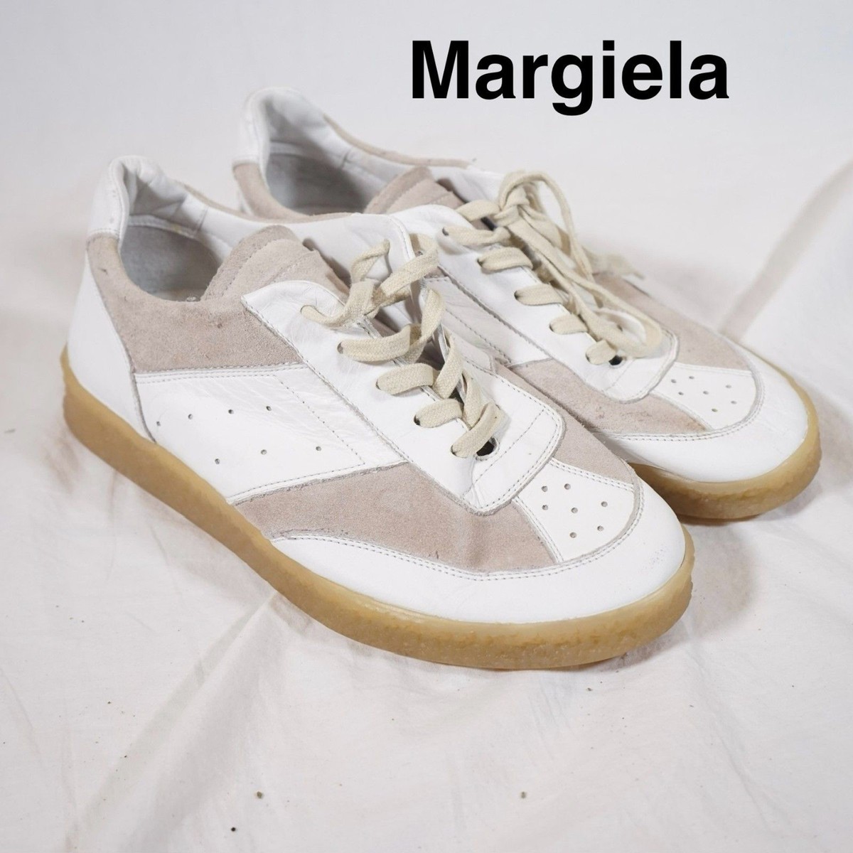 MM6 Maison Margiela 6 Court Low Top Sneakers Size 42 $460 Retail