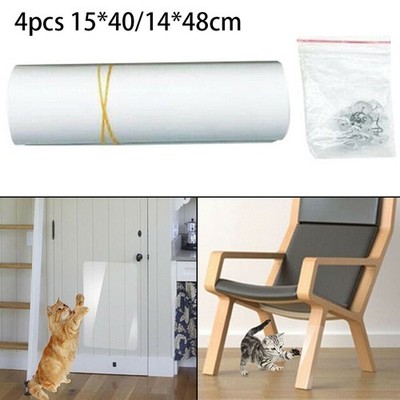 4-teilige Kratzfeste Matte Cat Sofa Protector Cover Möbel Scratch Guard Pads