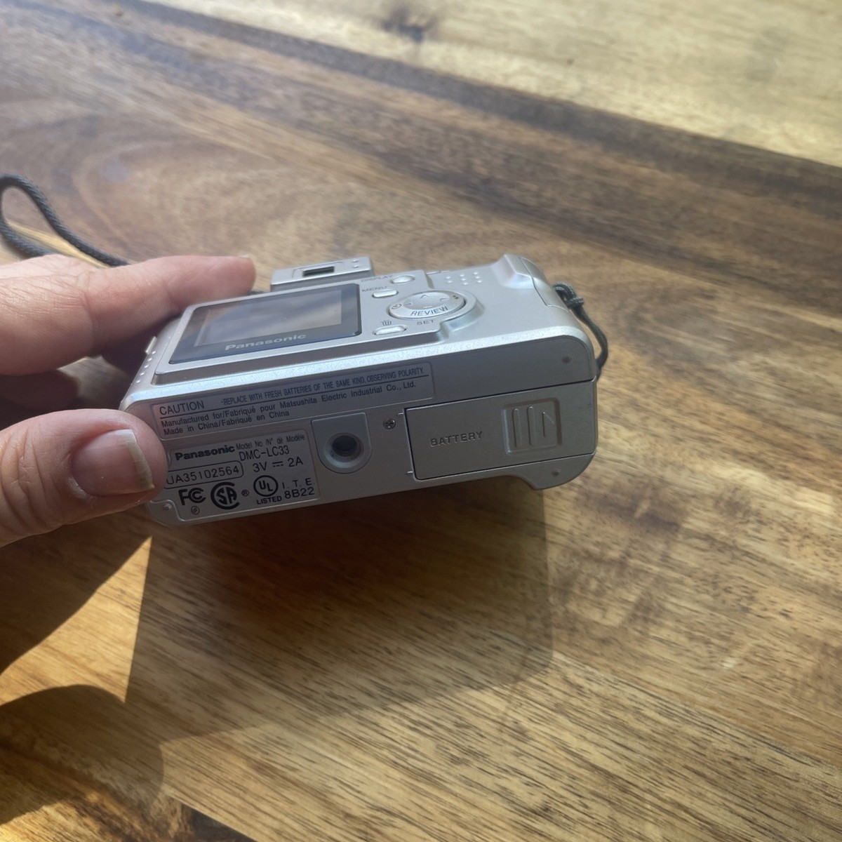 Panasonic Digital Camera Lumix DMC-LC33 3.2MP Silver Tested | eBay