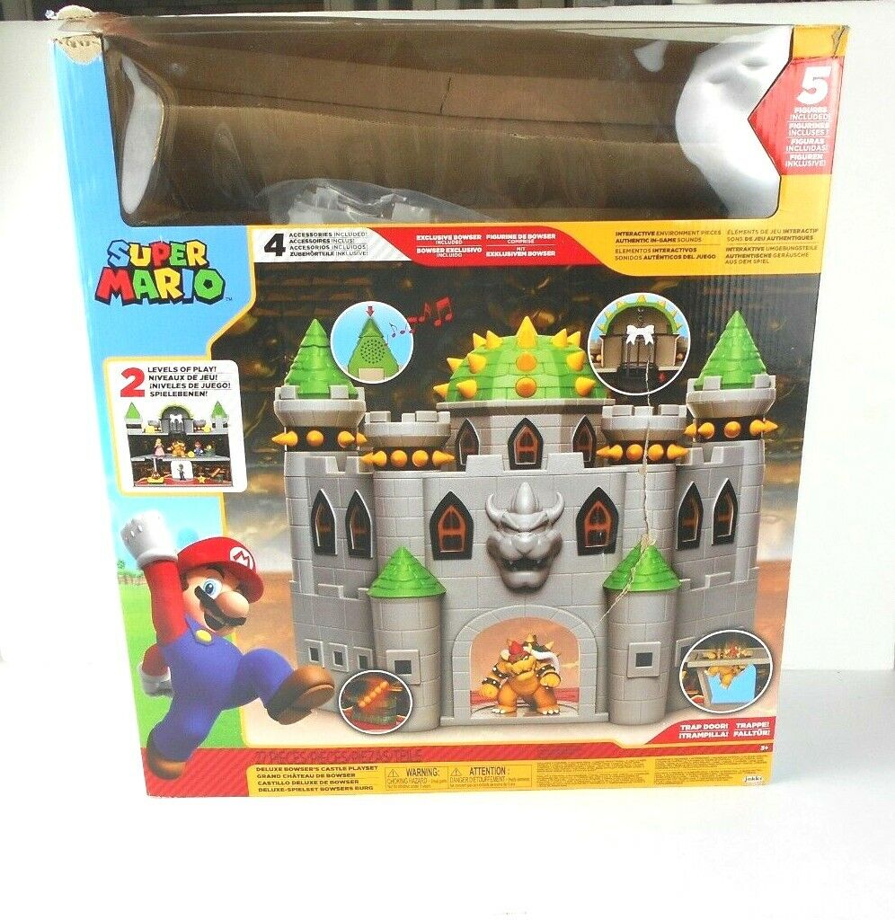 Playset Nintendo Mario Château de Bowser Deluxe - Dioramas - Achat & prix