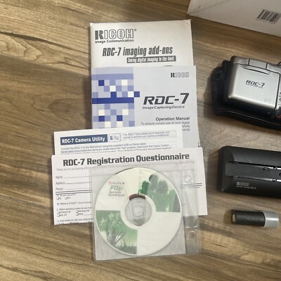 RICOH RDC-7 セット販売 動作確認済 説明書 純正充電器 リーダー付