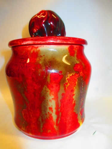 Royal Doulton Sung Ware Flambe Elephant Tabakdose mit Deckel in makellosem Zustand - Bild 14 von 15