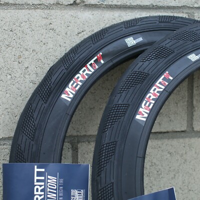 PAIR OF MERRITT BMX BRANDON BEGIN TIRES 20 x 2.50