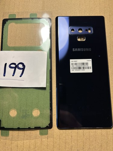 Samsung Galaxy Note 9/Note9 N960 Rear Battery Cover Back Glass Blue + Glue Gde B
