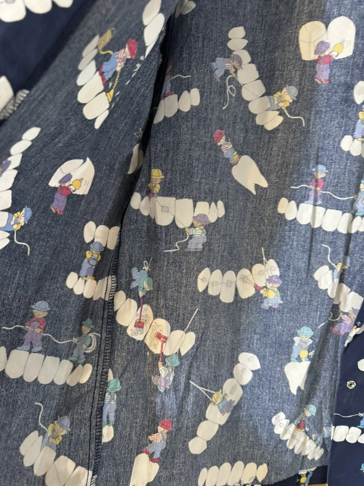 Camisa de dentista exfoliante médica vintage chaqueta cepillo de dientes personalizado años 80 Foto 4 de 4