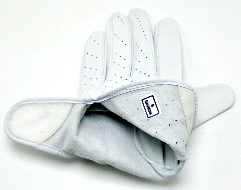 Guante de golf Nike Tour clásico mano izquierda para mujer mediano blanco perla/negro Foto 3 de 4