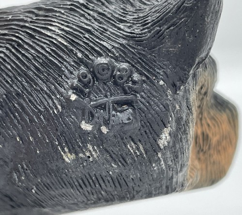 Don James 1982 Hundefigur Figuren schwarz braun Hound ? - Bild 7 von 10
