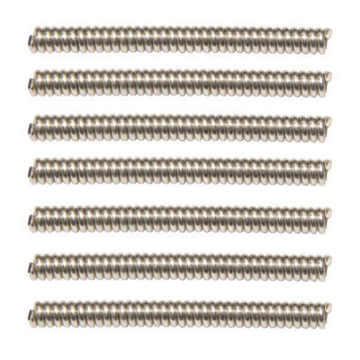 50 Pack Premium Stainless Steel Inline Bucktail Coils Spinner Skirt Coil