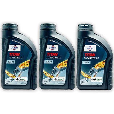 3 L Fuchs Titan Supersyn D1 5W-30 | dexos1 TM Gen 3 D335ABDF075 | 5W30