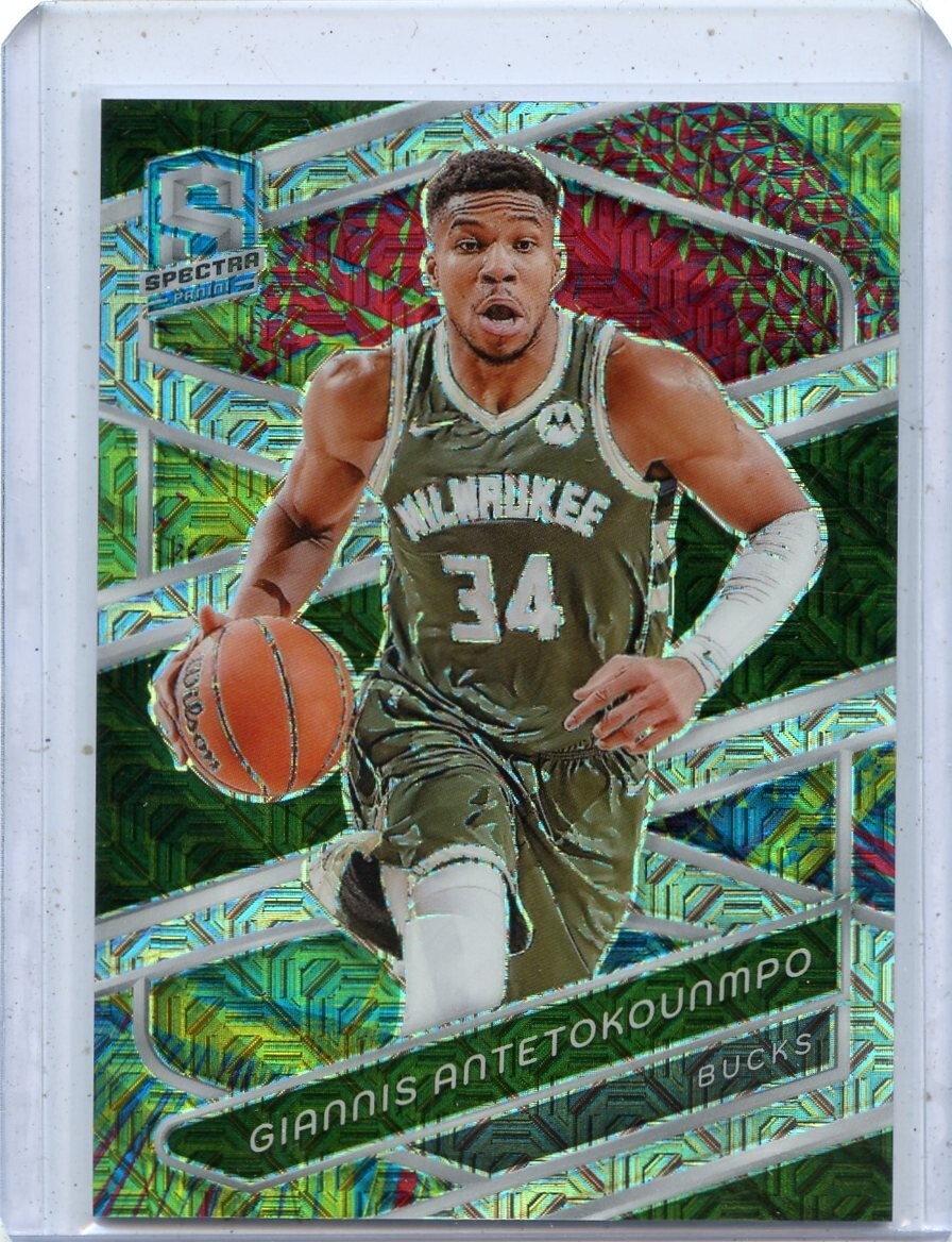 2023-24 SPECTRA #125 GIANNIS ANTETOKOUNMPO "META PRIZM" #3/25, MILWAUKEE BUCKS