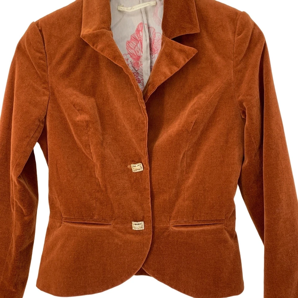 Chaqueta de montar de terciopelo Twelth Street Cynthia Vincent para mujer talla pequeña Spice 3913 Foto 2 de 4