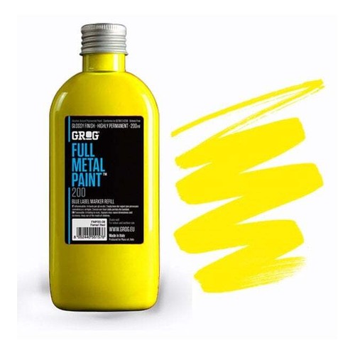 GROG Full Metal Paint - 200ml Paint Refill - Mop / Marker Glossy Permanent Ink - Picture 9 of 21
