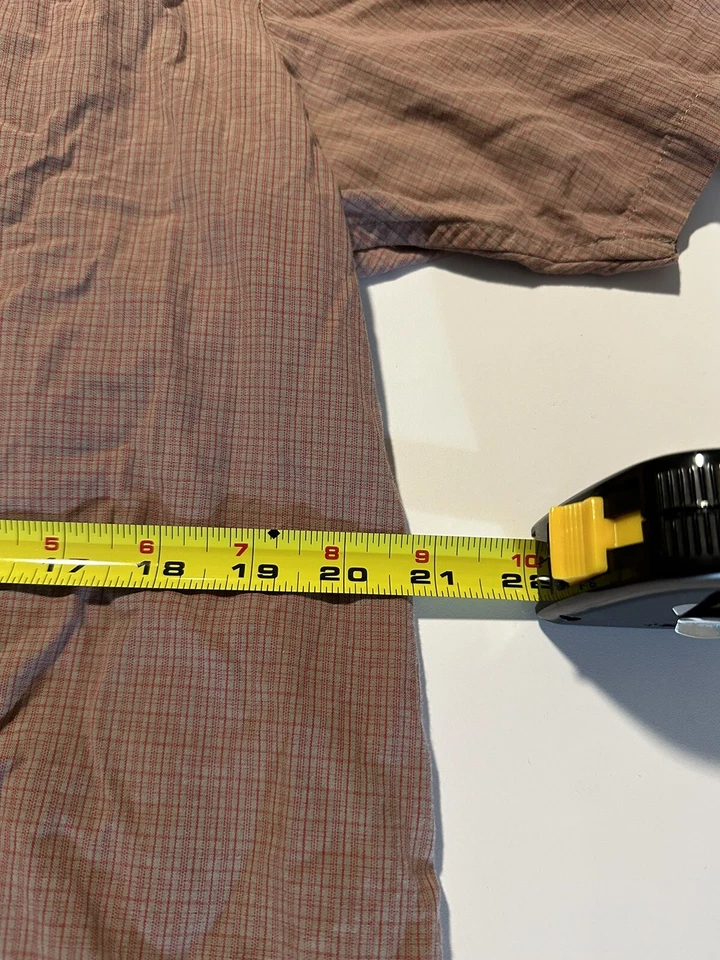 Camisa Helly Hansen Para Hombre Grande Roja Azul A Cuadros Manga Corta Abotonada Informal Suave Foto 2 de 4