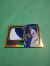 2020 Gavin Lux Select Gold Prizm Jumbo Rookie Patch #D/10 #2 Prospect Now Reds